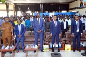 The Minister of Justice of the federal government of Somalia met with Sharia & Law Students of Mogadishu University