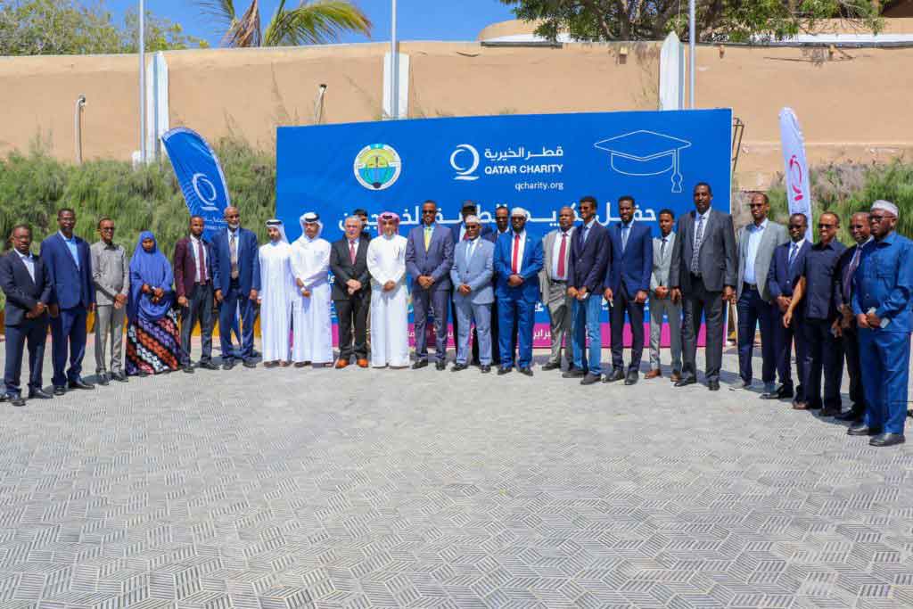 Qatar Charity in collaboration with Mogadishu University holds an inspiring event for 186 students sponsored by Qatar charity.