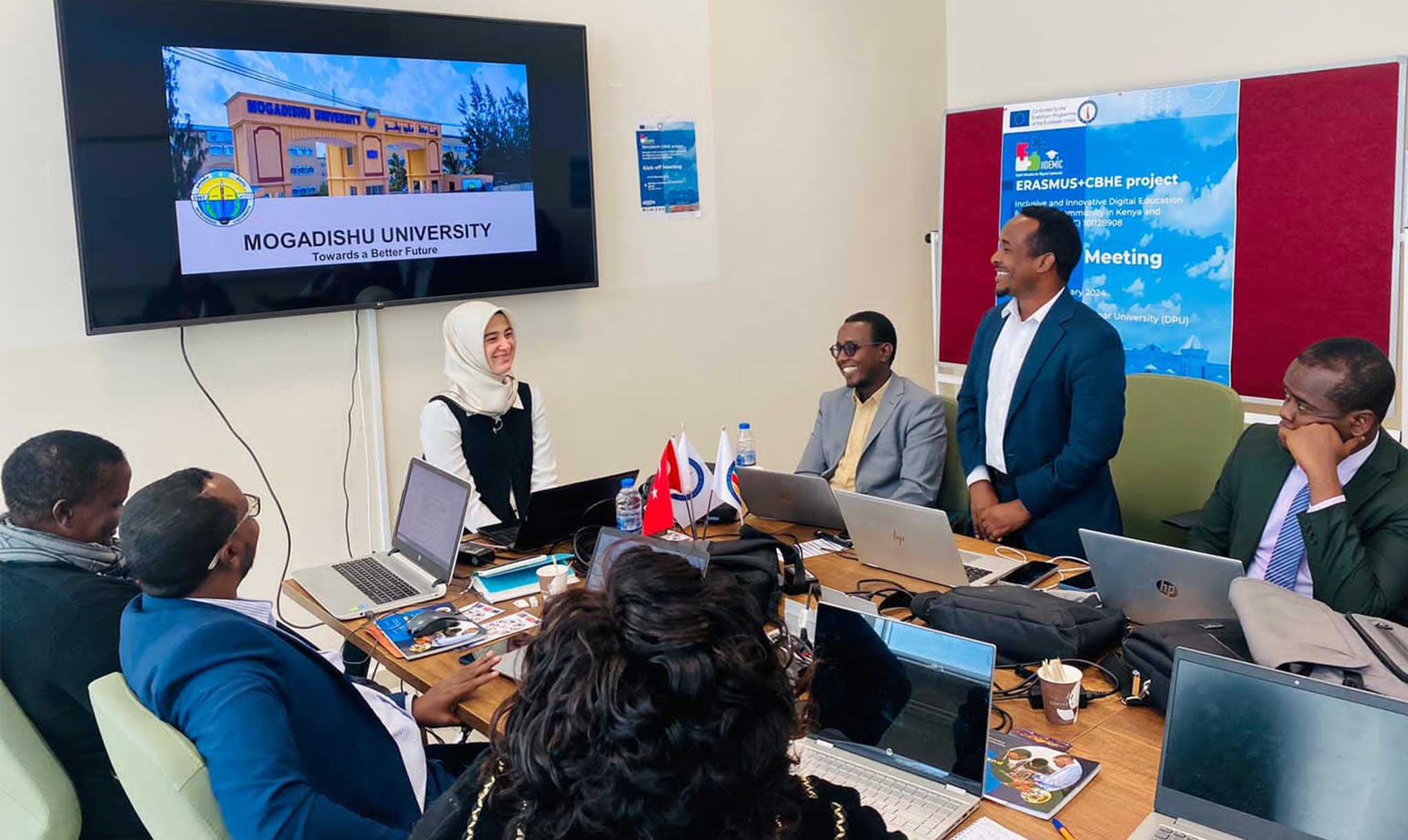 Mogadishu University Participates in the Kick-off Meeting of IIDEMIC Project in Kutahya, Turkiye